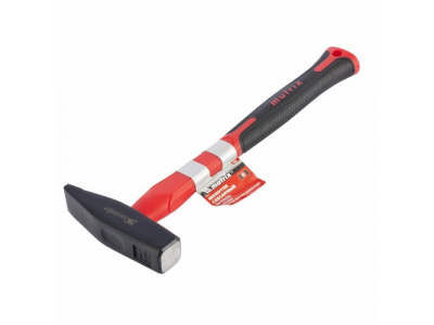 Молоток слесарный''optimal'',800 г,фибергласовая обрезиненная рукоятка,квадратный боек//MATRIX