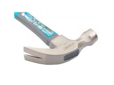 Молоток-гвоздодер, 570 г, фибергласовая трехкомпонентная рукоятка// GROSS