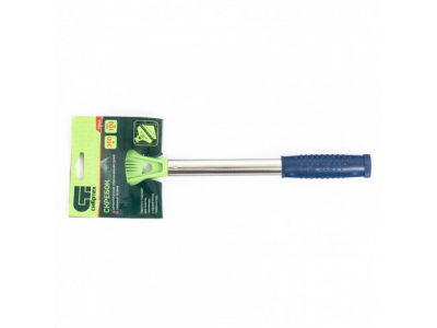 Скребок, фиксированное лезвие, 100 мм, металлич. обрезиненная ручка, 300 мм Сибртех