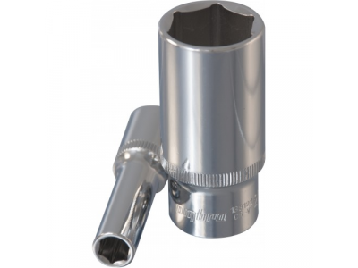 Головка торцевая шестигранная глубокая 3/8" DR 21мм, Ombra 138121