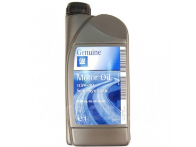 GM 10W-40 SL/CF (1л) моторное масло п/синтетика A3/B3