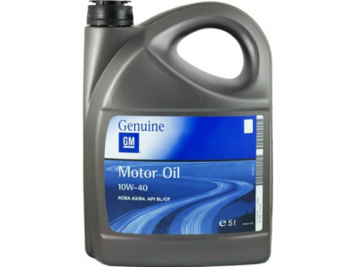 GENERAL MOTORS 10W-40 (5л) Масло моторное полусинт.
