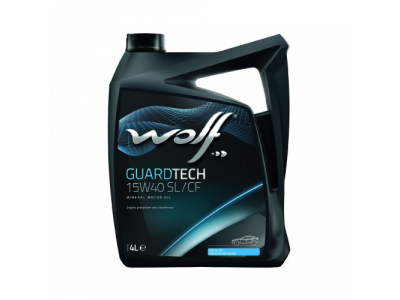 Моторное масло WOLF GUARDTECH 15W40 SL/CF 4L