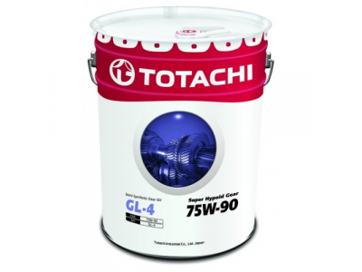 Масло трансмиссионное TOTACHI Super Hypoid Gear Oil GL-4 п\синт 75W90 20л