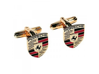 Запонки с гербом Porsche Crest Cuff links