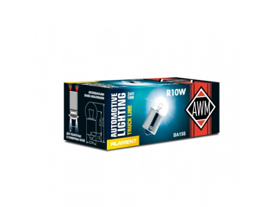 Лампа накаливания AWM R10W 24V 10W (BA15S)