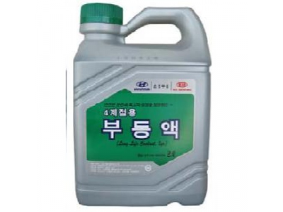 HYUNDAI LONG LIFE COOLANT (2л) антифриз зеленого цвета